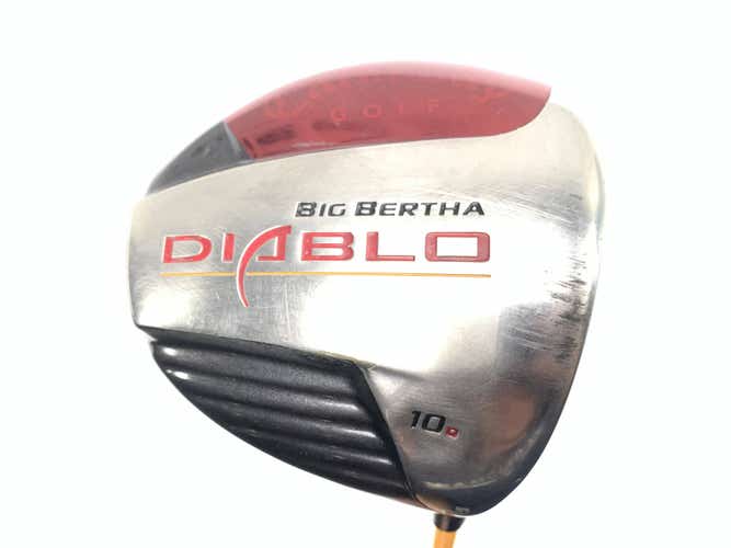 Callaway Big Bertha Diablo Driver 10* ProForce 75 Gold Stiff Graphite Mens RH