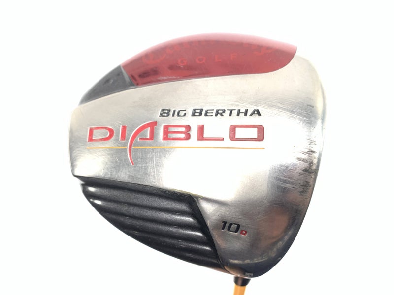 Callaway Big Bertha Diablo Driver 10* ProForce 75 Gold Stiff Graphite Mens RH