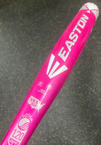 Used Easton PINK SAPPHIRE BB/SB Fastpitch Bat 28" 11497-S000150952