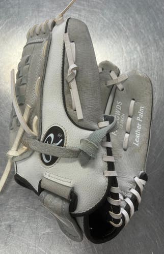 Used Rawlings FASTPITCH RH Throw Fastpitch Gloves White 12" 11497-S000150949