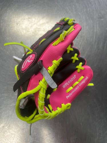 Used Rawlings PLAYERS SERIES BB/SB Glove T-ball Black 9 1/2" 11497-S000150948