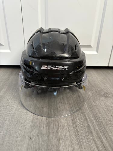 Muskegon Lumberjacks Medium Bauer Re-Akt 95 Helmet Pro Stock (Used)