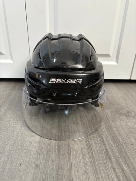 Muskegon Lumberjacks Medium Bauer Re-Akt 95 Helmet Pro Stock (Used)