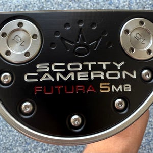 Silver Unisex Scotty Cameron Mallet Futura 5MB Right Handed Putter Uniflex (Used)