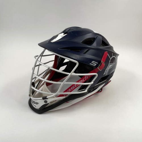 Cascade S OSFM Adjustable 21.5" to 24" Senior Lacrosse Helmet