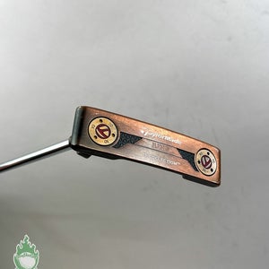 Used LH TaylorMade TP Collection Juno 303 Copper 34.5" Putter Steel Golf Club