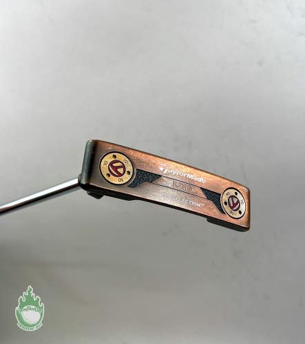 Used LH TaylorMade TP Collection Juno 303 Copper 34.5" Putter Steel Golf Club