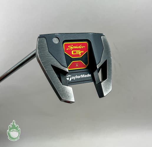 Used Left Handed TaylorMade Spider GT Black 34.5" Putter Black Steel Golf Club