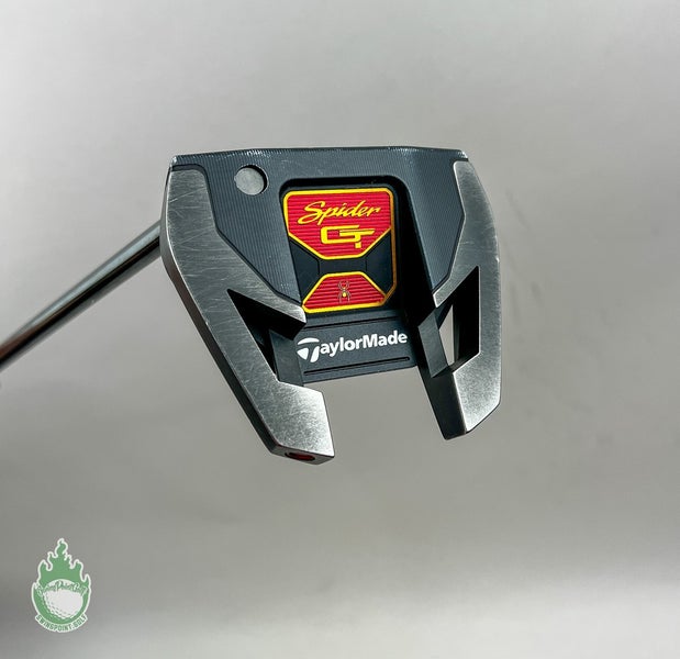 Used Left Handed TaylorMade Spider GT Black 34.5" Putter Black Steel Golf Club