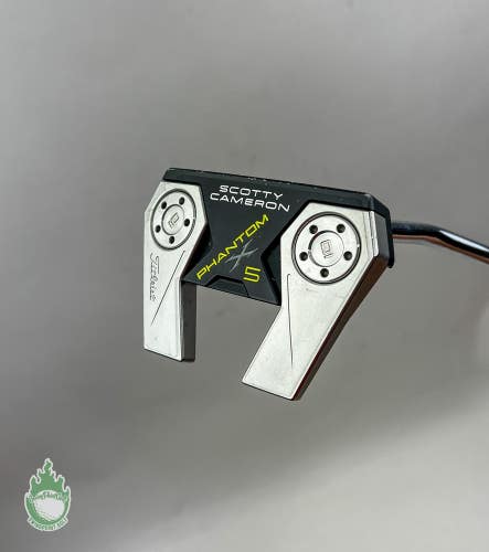 Used RH Titleist Scotty Cameron Phantom X 5 Mallet 35" Putter Steel Golf Club