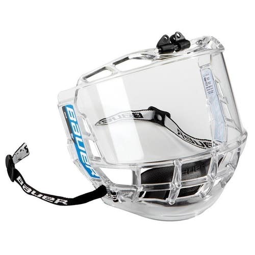 Bauer JUNIOR Concept 3 Full Face Clear Visor Shield, Polycarbonate