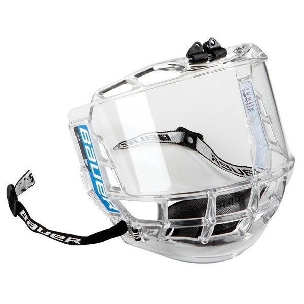Bauer JUNIOR Concept 3 Full Face Clear Visor Shield, Polycarbonate