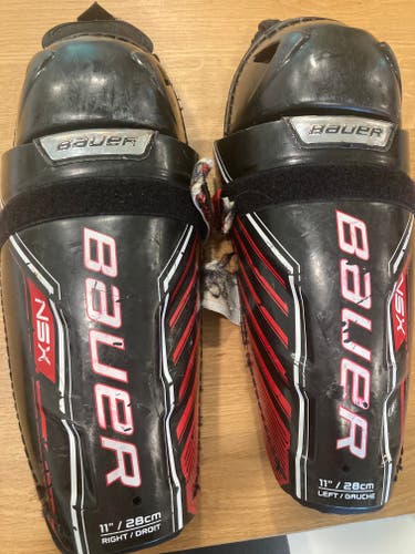 11” Bauer Shin Pads (Used)