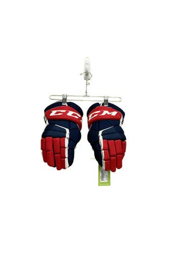 Used CCM TACKS 9060 Senior Gloves Navy Blue 14" 11686-S000044894
