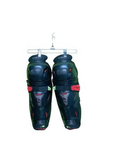 Used Bauer VAPOR X3 Intermediate Shin Guards Black 13" 11686-S000044887