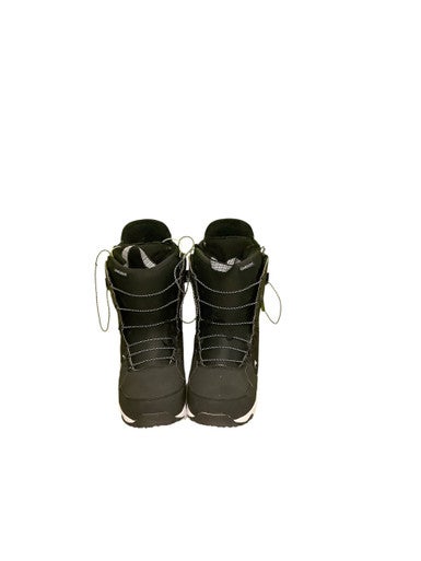 Used Burton IMPRINT2 Womens Snowboard Boots Black Senior 6.5 11686-S000044871