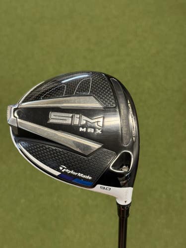 Taylormade SIM MAX 9 Driver Tensei X-Stiff Av Series 60g W Headcover