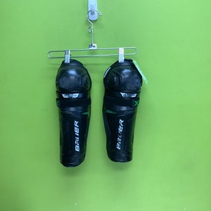 Used Bauer X Junior Shin Guards Black 11" 11686-S000044813