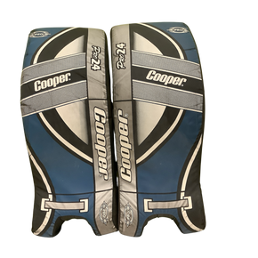 Used Cooper PRO 24 Street Leg Pads Red XS 11686-S000044864