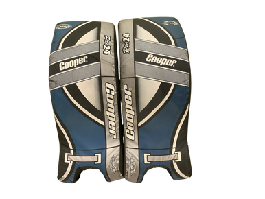 Used Cooper PRO 24 Street Leg Pads Red XS 11686-S000044864