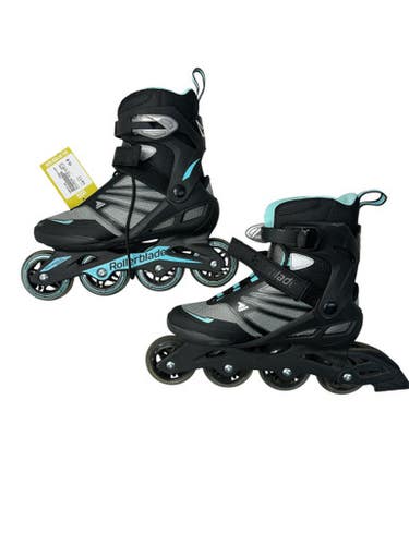 Used Rollerblade ZETRA BLADE Senior Rec Fitness Skates Black Senior 8 11835-S000197168