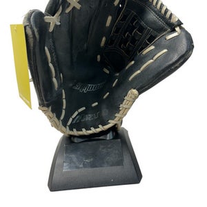 Used Mizuno GSH1253 LH Throw Fastpitch Gloves Black And White 12 1/2" 11835-S000197170