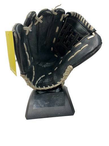 Used Mizuno GSH1253 LH Throw Fastpitch Gloves Black And White 12 1/2" 11835-S000197170