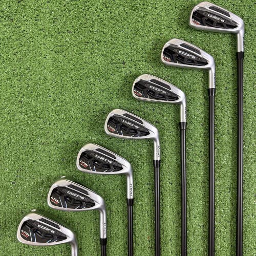 Cobra King LTDx One Length Iron Set 5-PW GW KBS PGI 65g Senior A Flex 37