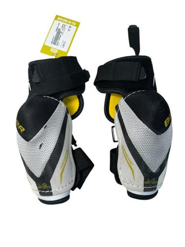 Used Bauer SUPREME 150 Youth Elbow Pads White LG 11835-S000197217