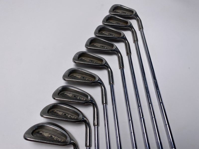 Ping Eye 2 + Iron Set 3-PW+SW Black Dot ZZ - Lite Stiff Steel Mens RH
