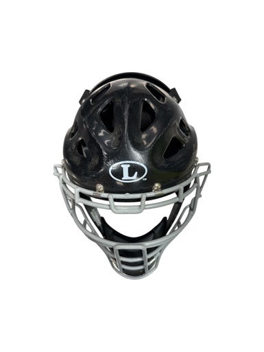 Used Louisville Slugger TPS VALKYRIE  7 1/8 - 7 1/2 Catchers Helmet w/Mask Black LG 11862-S000090124