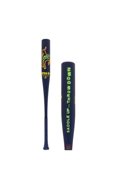 COMBAT MFG Spec A1 Midnight Rodeo "Saddle Up" BBCOR Baseball Bat 32”