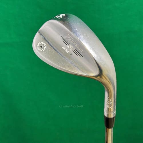 Titleist Vokey SM7 Chrome 60-14K 60 Lob Wedge Vokey Design Steel Wedge Flex