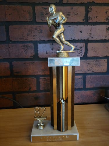 Vintage 1982 Football Trophy