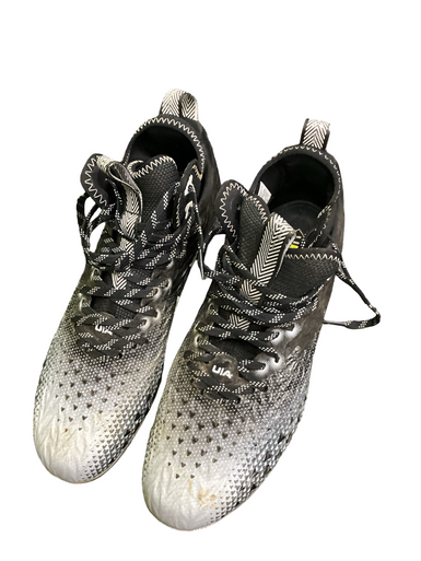 Used Under Armour Adult FB Cleats Black Senior 10.5 11613-S000165426