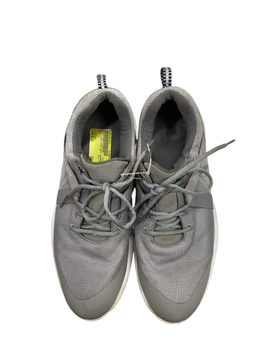 Used Foot Joy FLEX Mens Golf Shoes Grey Senior 11 11613-S000165374