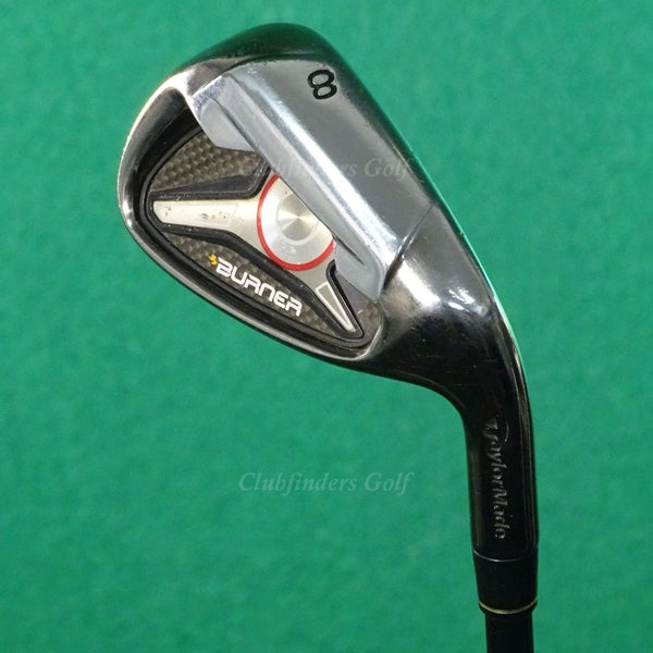 TaylorMade Burner 2009 Single 8 Iron Factory REAX 65 Superfast Graphite Seniors