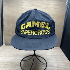 Vintage Rare Camel Supercross Dirtbike team Nylon cigarette promo snapback