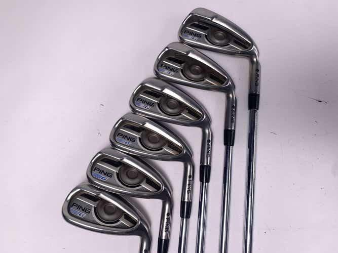 Ping G 2016 Iron Set 5-PW Black Dot AWT 2.0 Regular Steel Mens RH