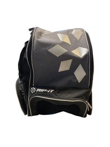 Used RIP-IT BLACK BACK PACK BB/SB Player Carry Bag Black 11706-S000360098