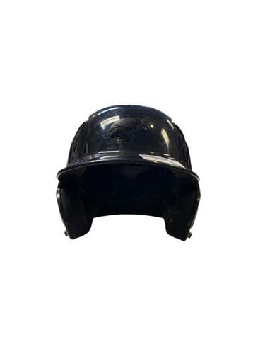 Used Rawlings BLACK HELMET Batting Helmet No Mask Black MD 11706-S000360076