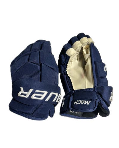Florida Panthers Pro Stock Bauer Supreme Mach Gloves 14" Navy