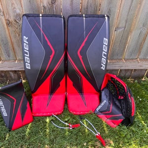 Bauer Flylite Pro Custom Full Set | XS (32+2) | Red/Black/Grey