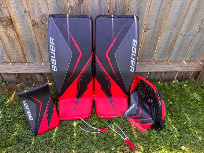 Bauer Flylite Pro Custom Full Set | XS (32+2) | Red/Black/Grey