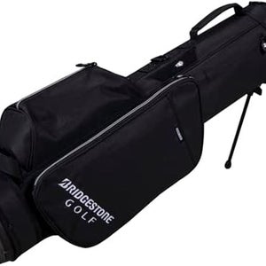 Bridgestone Sunday Bag (3-way top, Black) 2023 Carry Golf Bag NEW