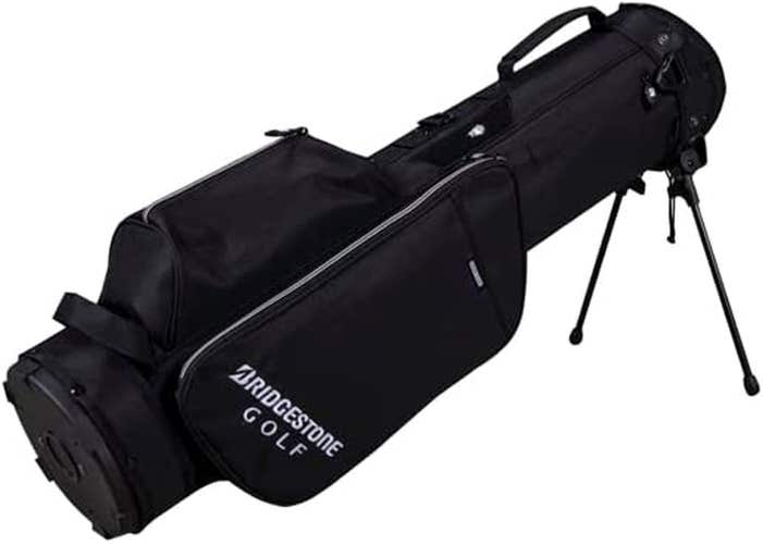 Bridgestone Sunday Bag (3-way top, Black) 2023 Carry Golf Bag NEW