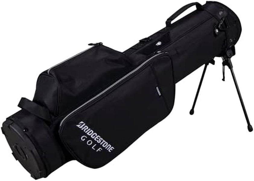 Bridgestone Sunday Bag (3-way top, Black) 2023 Carry Golf Bag NEW
