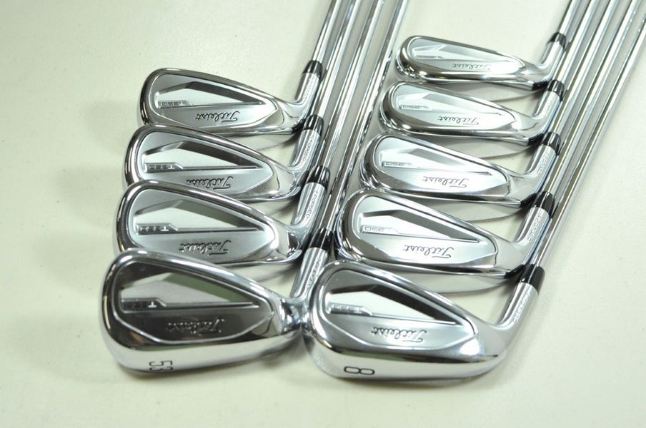 LEFT HANDED Titleist T350 2023 4-PW,48*,53* Iron Set Regular Flex Steel # 200913