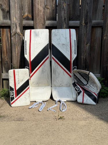 33+1.5 Warrior Ritual G6 E+ Regular Goalie Full Set  (Used)
