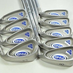 Ping G5 4-W,UW,SW Iron Set Regular Flex White Dot Right CS-Lite Steel # 200541